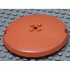 Part 47675 Orange Container, X-Pod Top Cap 9 x 9 x 1 1/3 